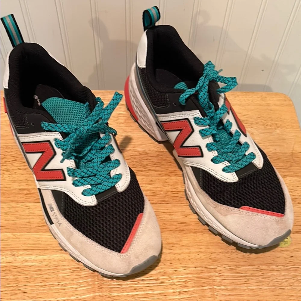 New Balance 574 Sport Lifestyle White/Coral Size 12